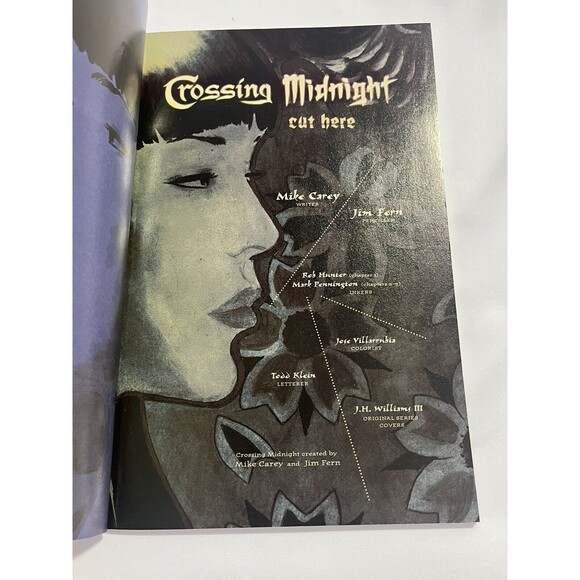 Crossing Midnight: Cut Here By Mike Carey Vertigo Comics Graphic Novel 2007 - Picture 7 of 10